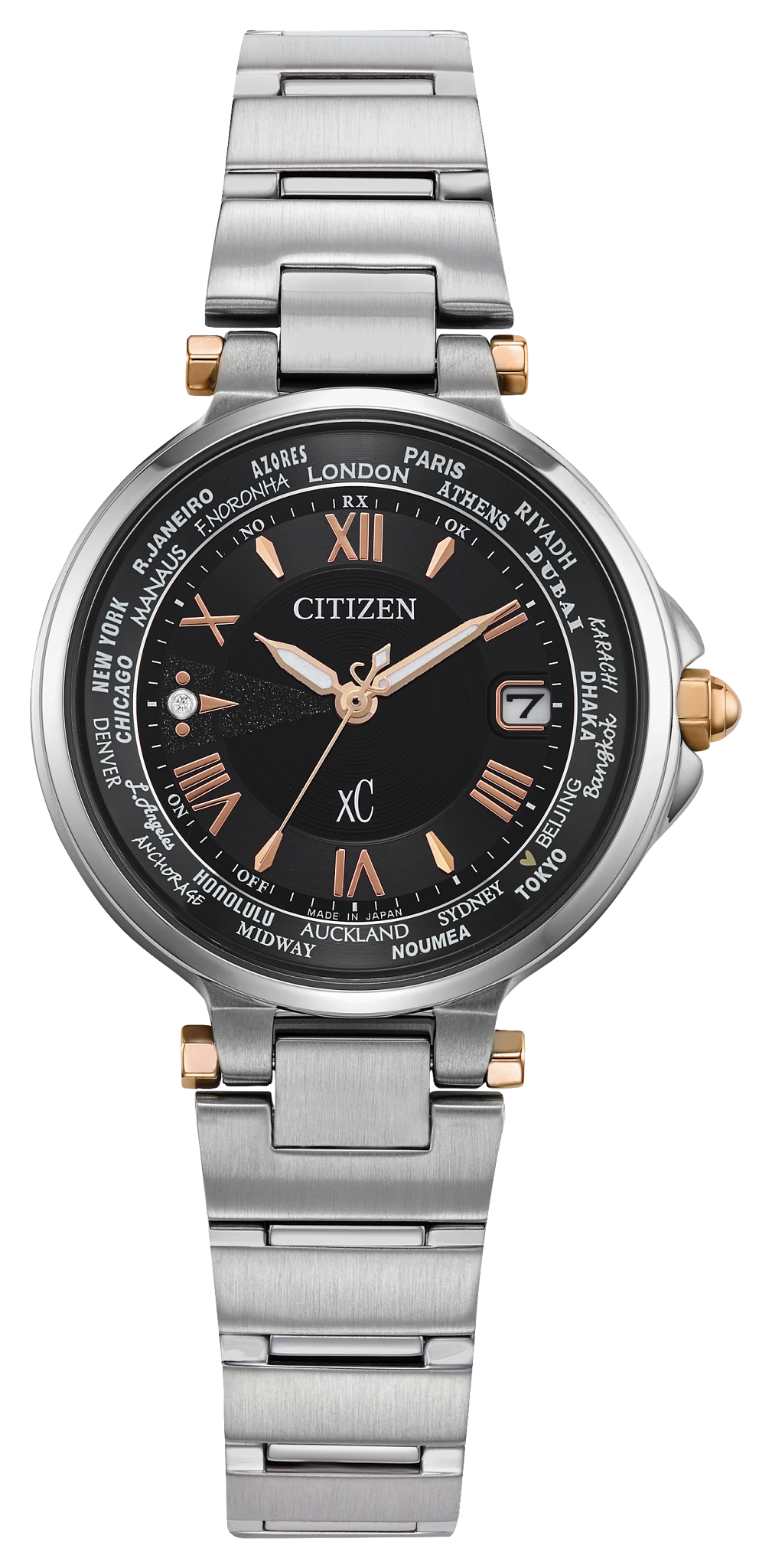 Citizen xC Brown Dial Stainless Steel Bracelet EC1010-90X | CITIZEN